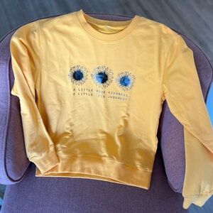 Yellow Sunflower Sweater